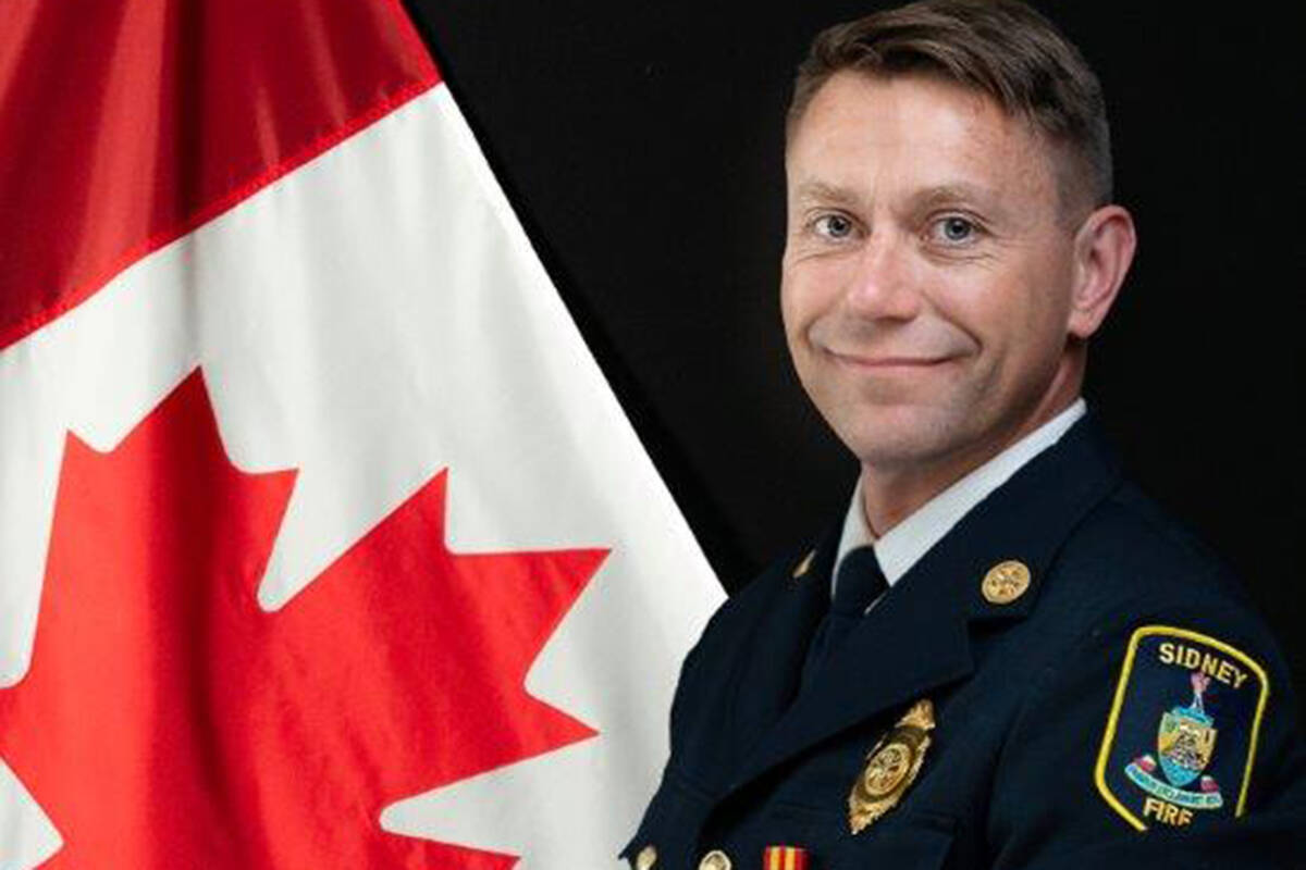Sidney Volunteer Fire Department Chief Brett Mikkelsen says the department has never been busier with calls up some 25 per cent in 2022 over historic peak in 2018. (Town of Sidney/Submitted)
