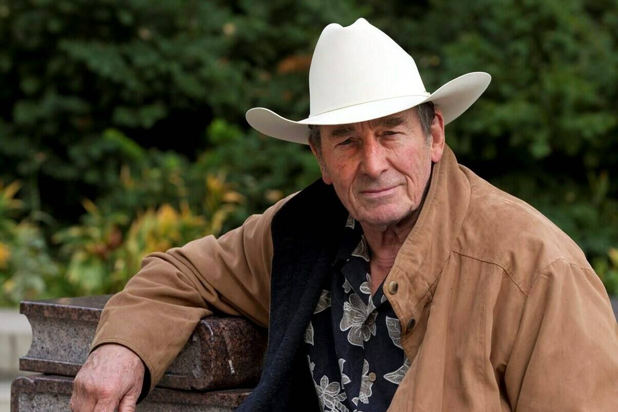 Ian Tyson is shown during an interview with The Canadian Press in Toronto on Monday, Oct.18, 2010. Canadian folk legend Tyson, best known for the hit single “Four Strong Winds” as one half of Ian & Sylvia, has died at age 89.THE CANADIAN PRESS/Frank Gunn