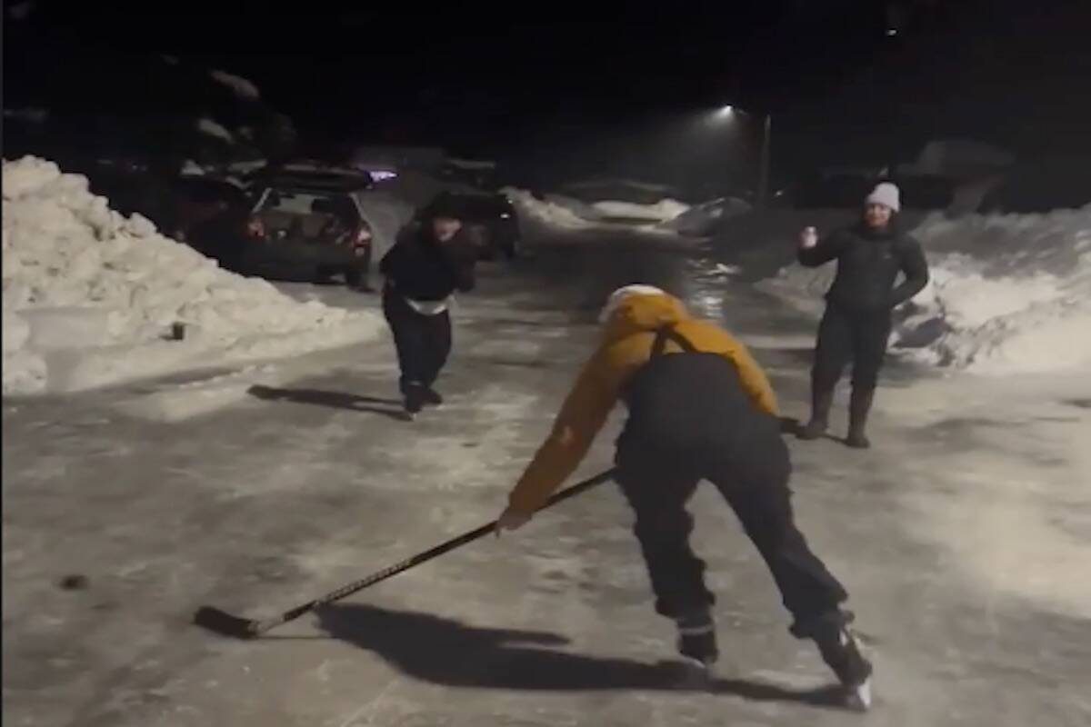 Street skating in Revelstoke. (Oliver Wilson)