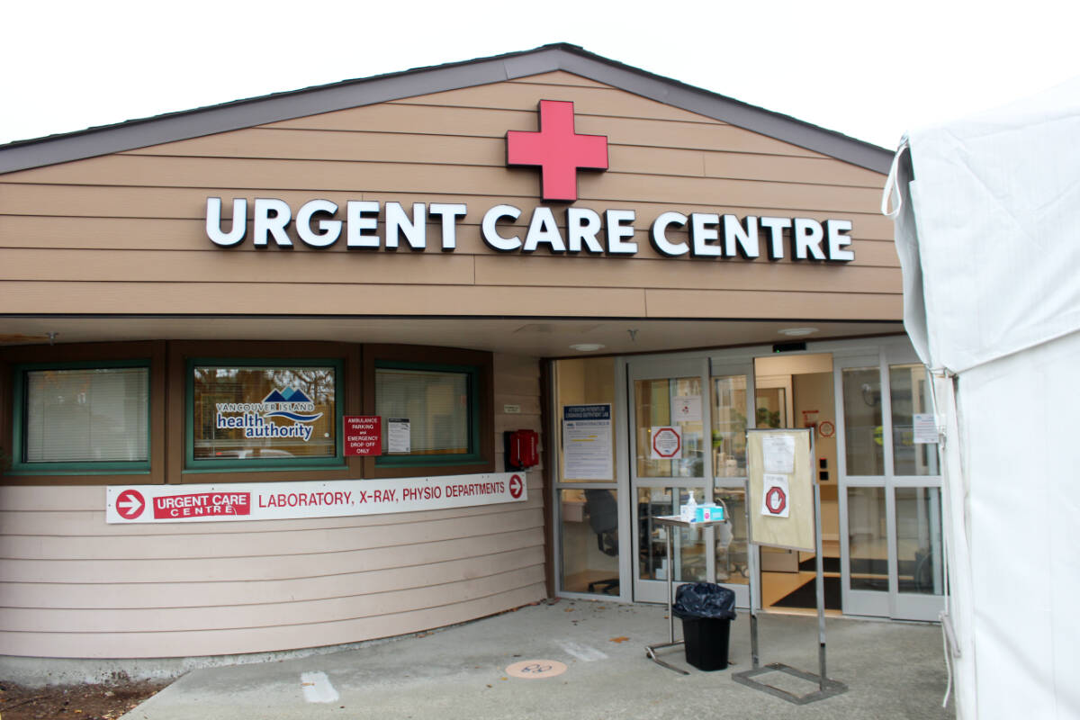 Residents are advised to keep tabs on the ongoing changes to hours at the Chemainus Urgent Care Centre. (Photo by Don Bodger)