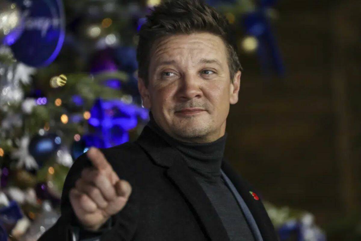 FILE - Jeremy Renner poses for photographers upon arrival at the UK Fan Screening of the film "Hawkeye," in London, Thursday, Nov. 11, 2021. Renner is being treated for serious injuries that happened while he was plowing snow. The actor's representative said Sunday, Jan. 1, 2023, that Renner is in critical condition although he is stable. (Photo by Vianney Le Caer/Invision/AP, File)