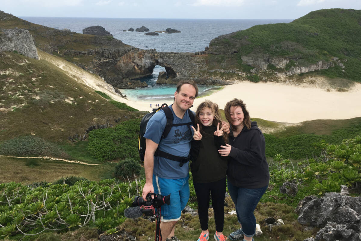 Phillip Vannini with his daughter Autumn and wife April travelled to 20 world heritage sites over five years to discover how other cultures view the concepts of ‘wild’ and ‘wilderness.’ (Photo submitted)