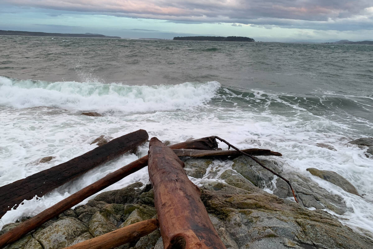 Winds amp up off Sidney on Thursday, Jan. 5. More winds are in store for the region Friday through Saturday across Greater Victoria, much of the Island and the south coast of B.C. (Wolf Depner/News Staff)