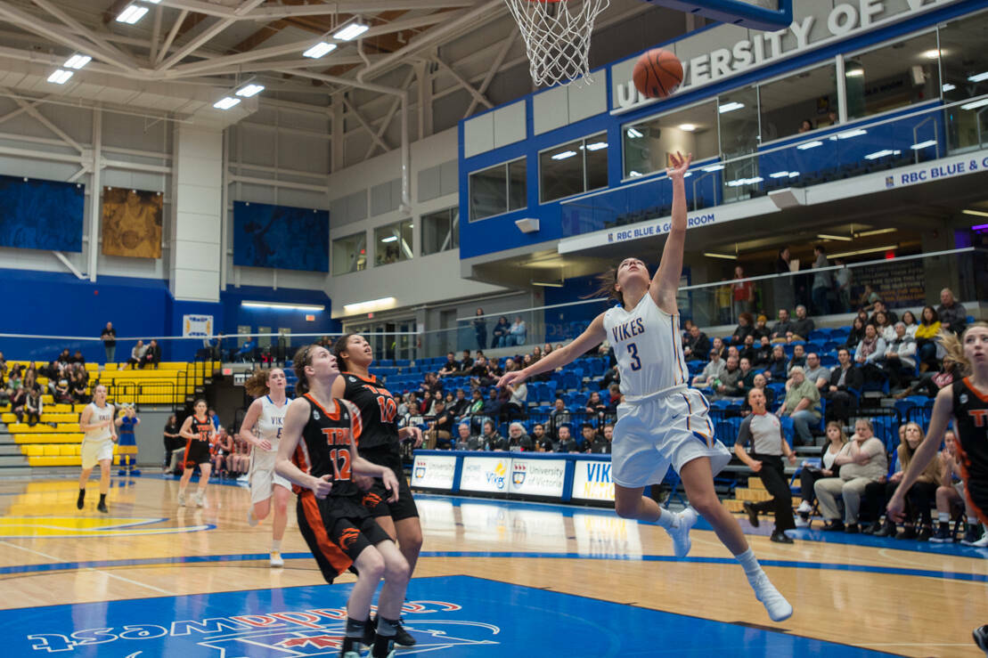 UVic women’s basketball is holding a Shoot for the Cure game Saturday (Jan. 14.) at 5 p.m. in the CARSA Performance Gym. (Black Press Media file photo)