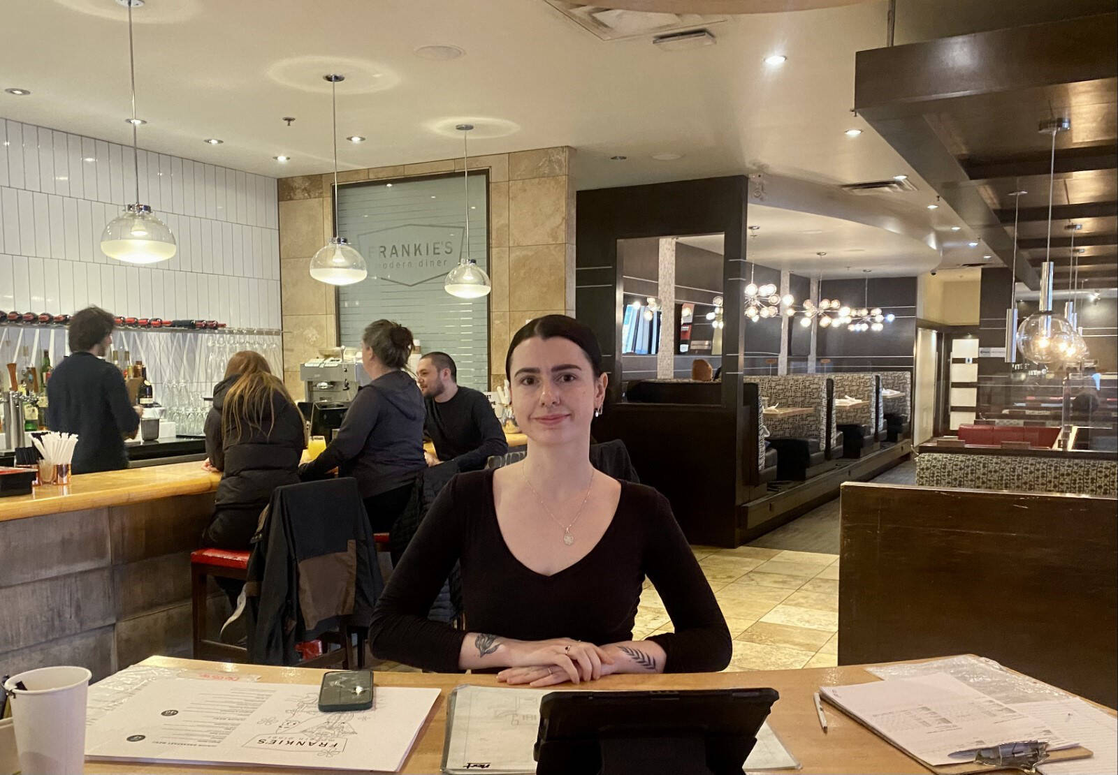 Ciara Curran, assistant general manager at Frankie’s Modern Diner. (Ella Matte photo)