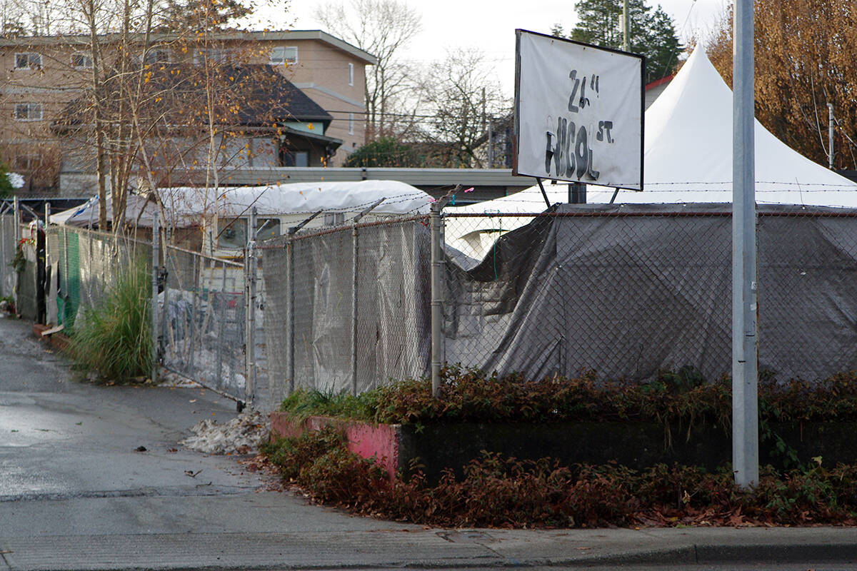 The Nanaimo Area Network of Drug Users site in the 200 block of Nicol Street has been designated a nuisance property. (News Bulletin file photo)