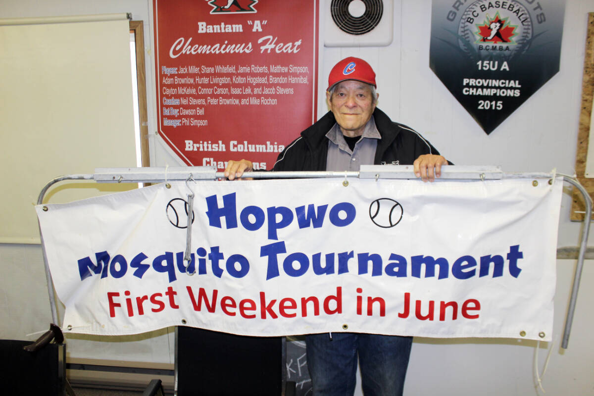There’s always a baseball tournament in early June at Chemainus that bears Hopwo’s name. (Photo by Don Bodger)