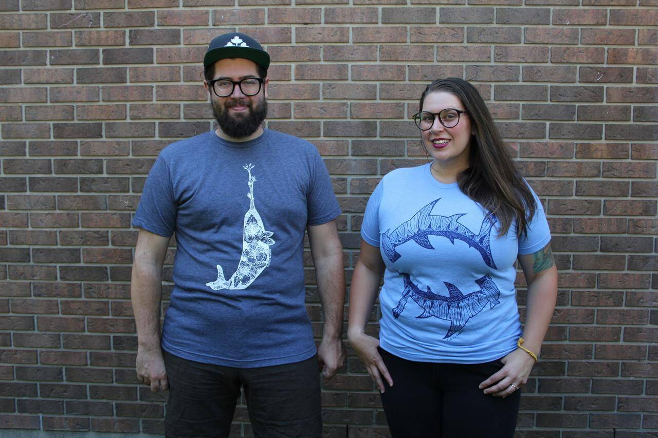 Ottawa husband-and-wife duo Fletcher Gailey-Snell and Ashley Faragher, shown in a handout photo, have turned Fletcher’s nature illustrations into a thriving side hustle, selling apparel, wall art, greeting cards and more. With gig work, freelancing and self-employment becoming an increasingly common way for Canadians to earn extra income, experts say be aware of the tax implications of starting a side hustle. THE CANADIAN PRESS/HO-Fletch Robbins