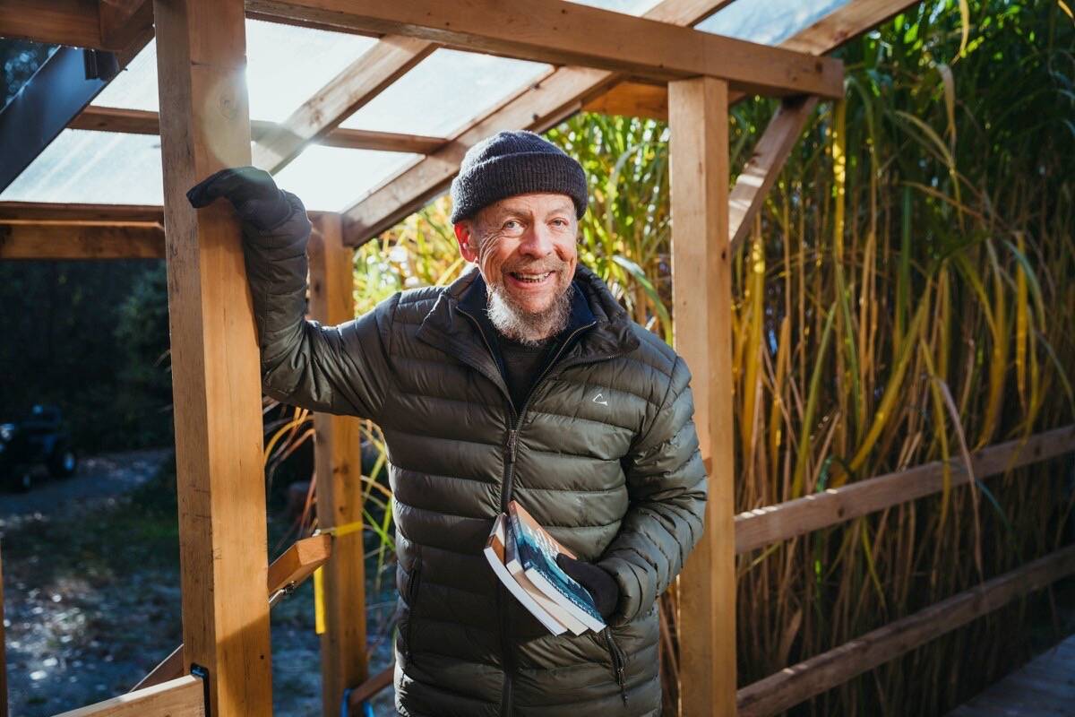 For Merville author Harold Macy, he said the space between fiction and nonfiction is where his writing sits. Photo by Ali Roddam