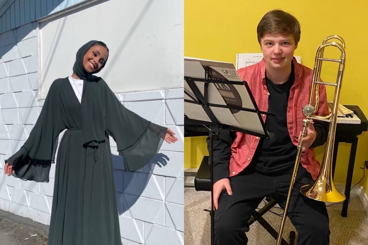 Danya Elkhidir (left) and Jules Dawkins (right) were within the top 1.9 per cent of this year’s Loran Scholars Foundation applicants. (Courtesy Roxy Rae)