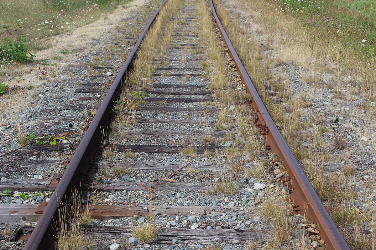 The Island Rail Corridor has been left to deteriorate since passenger service ended in 2011. (Black Press Media file photo)