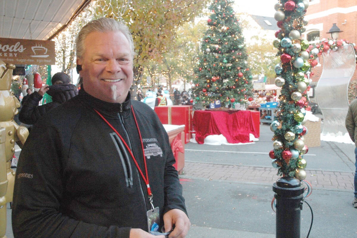 Russ Hamilton, location manager for the Hallmark Christmas series ‘Holidazed’ which saw sections of the production being filmed in downtown Duncan in November, said at the time that film crews did their best to not negatively impact downtown businesses. (Citizen file photo)