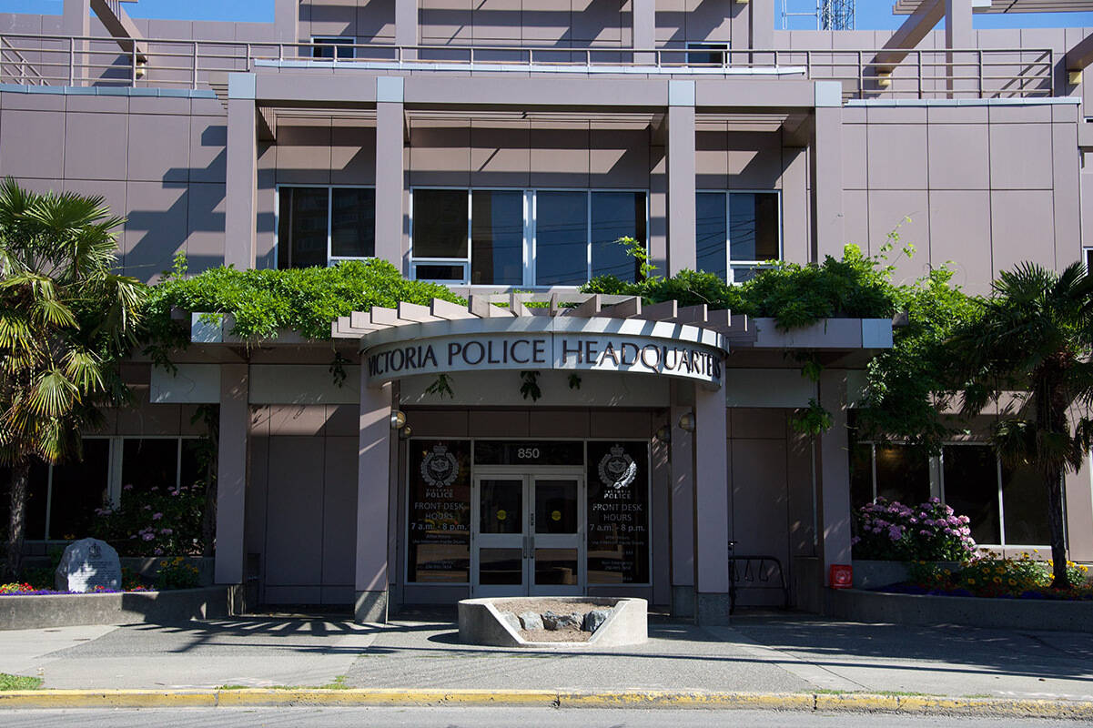 The Victoria and Esquimalt police board has said it won’t be coming down from its proposed 9.55 per cent budget increase after the city asks it to also bring their hike in line with inflation. (Black Press Media file photo)