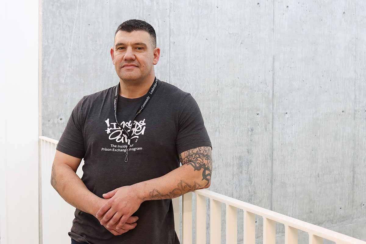 Markus Batraki, a formerly incarcerated student, is one of many students who have had their lives transformed by an ‘inside-out’ program. (Vancouver Island University photo)