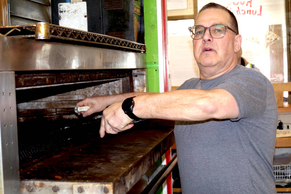 Andy Carrier, owner of Sooke 2 for 1 Pizza, says the timing of tax hikes hurts small businesses. 
(Rick Stiebel - Sooke News Mirror)