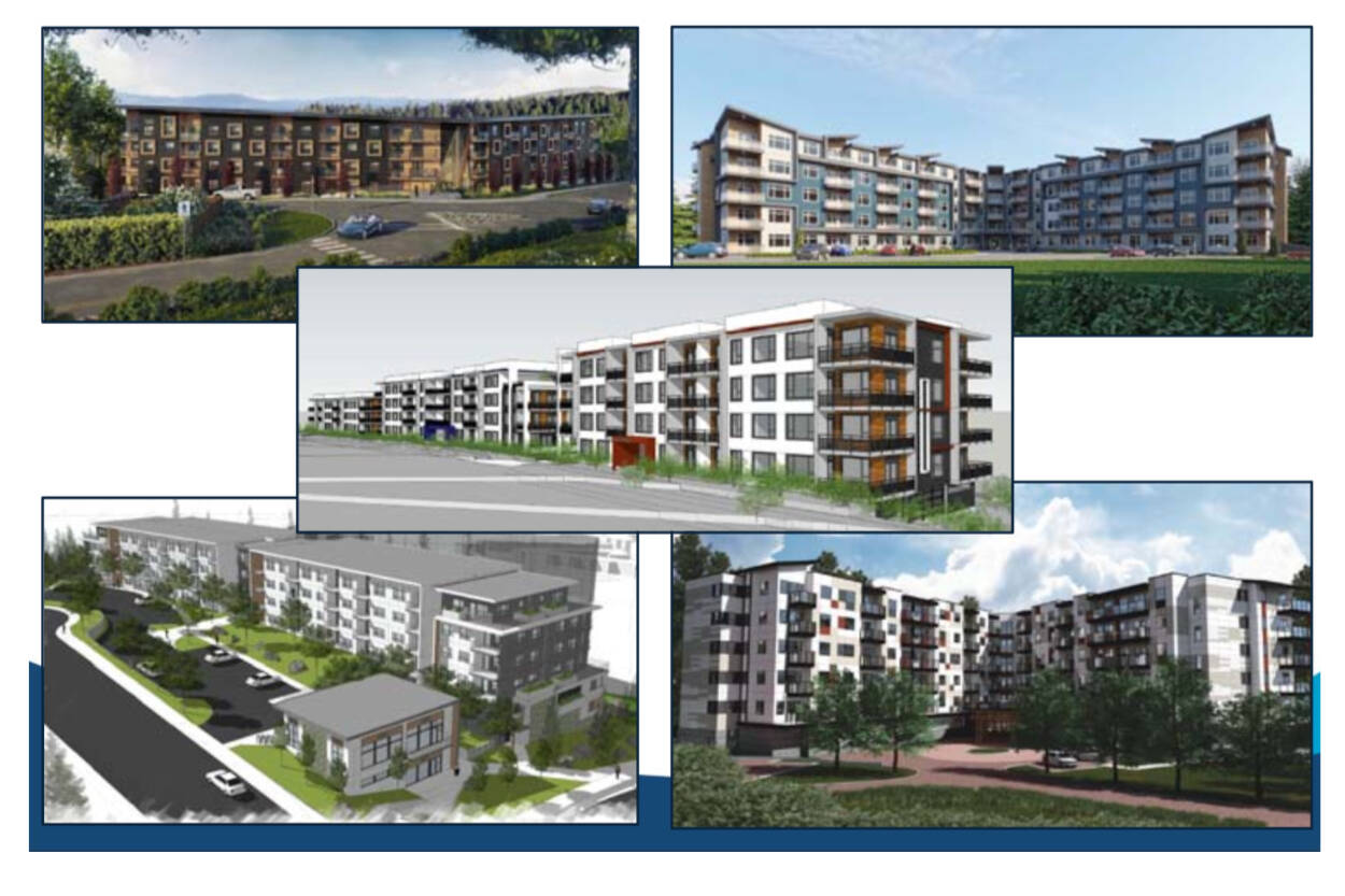 Nanaimo’s building permits totalled $410 million in 2022, driven overwhelmingly by multi-family residential projects. (City of Nanaimo image)