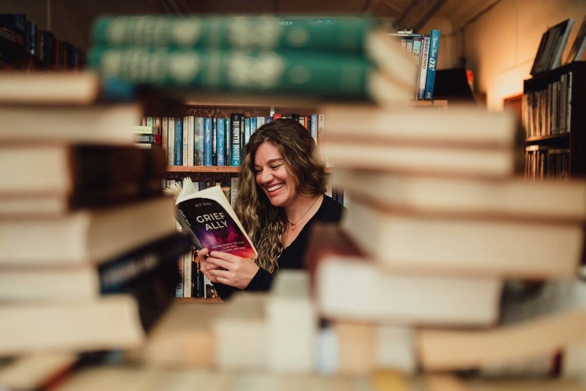 Aly Bird has written her first book, Grief Ally, which was published in January 2023. Photo by Ali Roddam