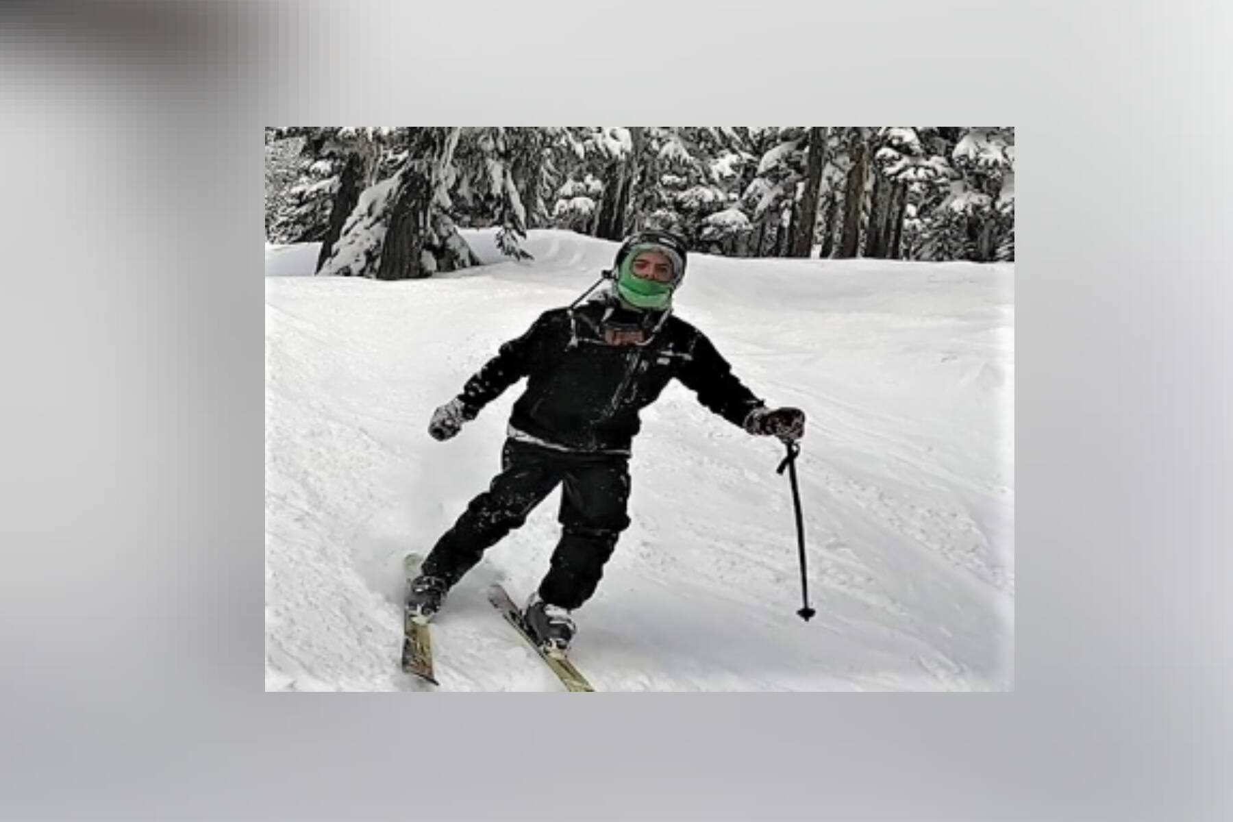 The Comox Valley RCMP is looking to identify a suspect in an assault that occurred at Mount Washington in early March. Photo submitted/Comox Valley RCMP