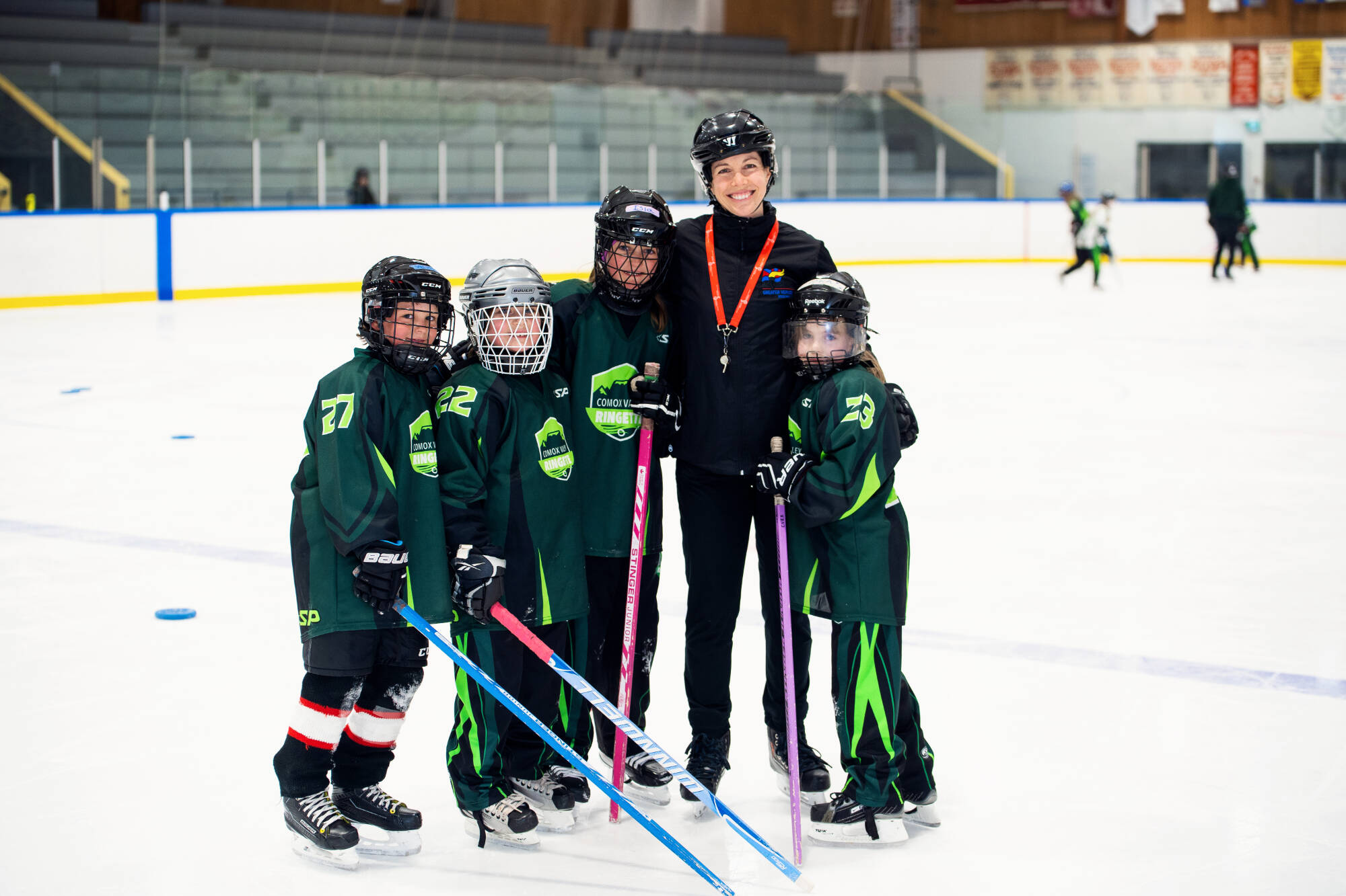 The origins of ringette date back to 1963 when Sam Jacks introduced the sport in North Bay, Ont. Photo by Ali Roddam