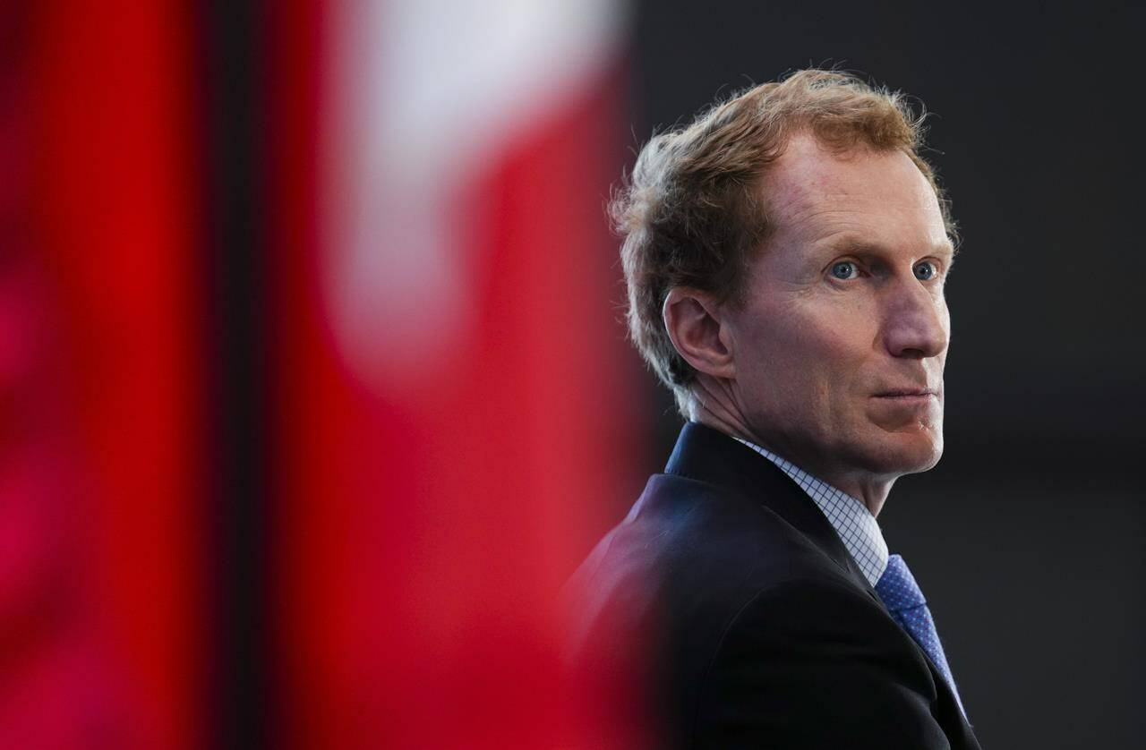 Marc Miller, Minister of Crown-Indigenous Relations, is during an announcement in Ottawa, Tuesday, Feb. 28, 2023. The federal minister responsible for Crown-Indigenous relations is praising workers at a Winnipeg landfill for their “heightened vigilance” after the remains of an Indigenous woman were discovered there on Monday. THE CANADIAN PRESS/Sean Kilpatrick