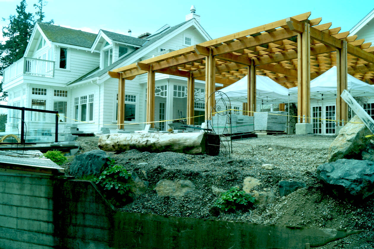 Renovations are nearing completion on the Sooke Harbour House, but legal issues continue. (Rick Stiebel - Sooke News Mirror)