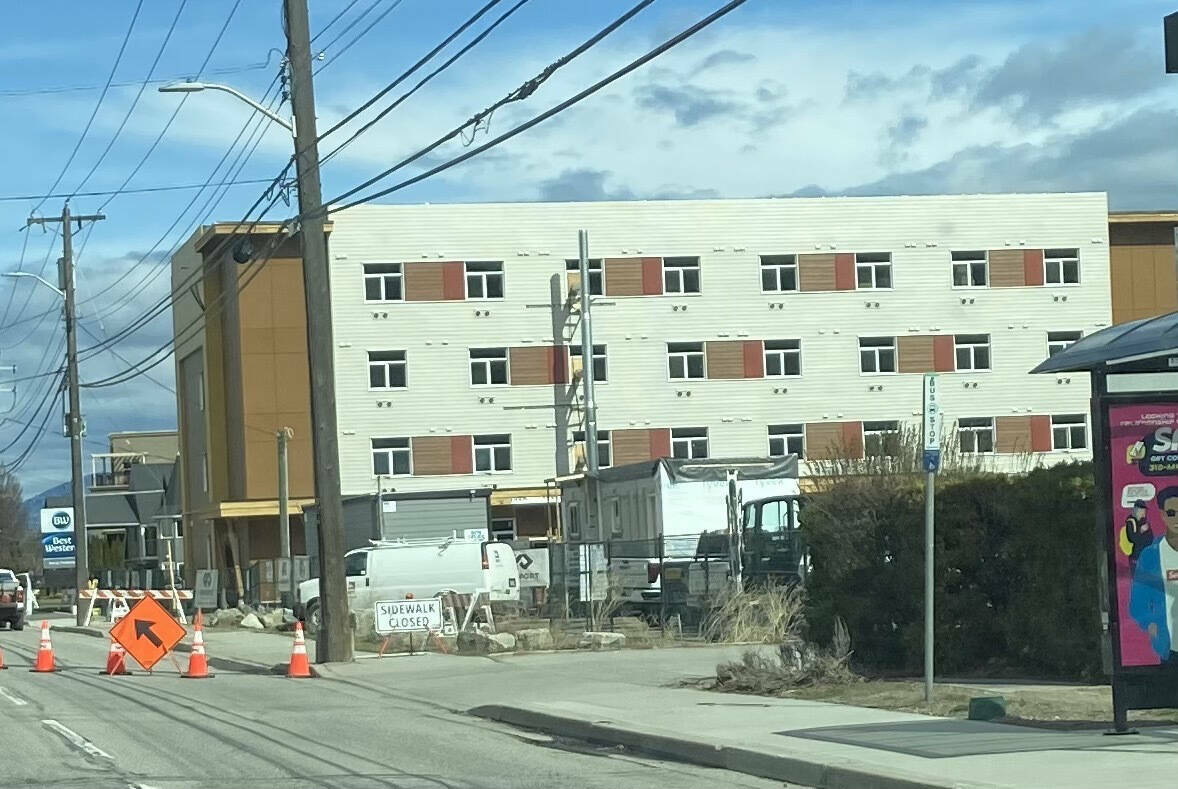 The BC Housing project fronting Skaha Lake Road is ready to take residents in June. The recovery based model may be the first of its kind in B.C. (Monique Tamminga Western News)