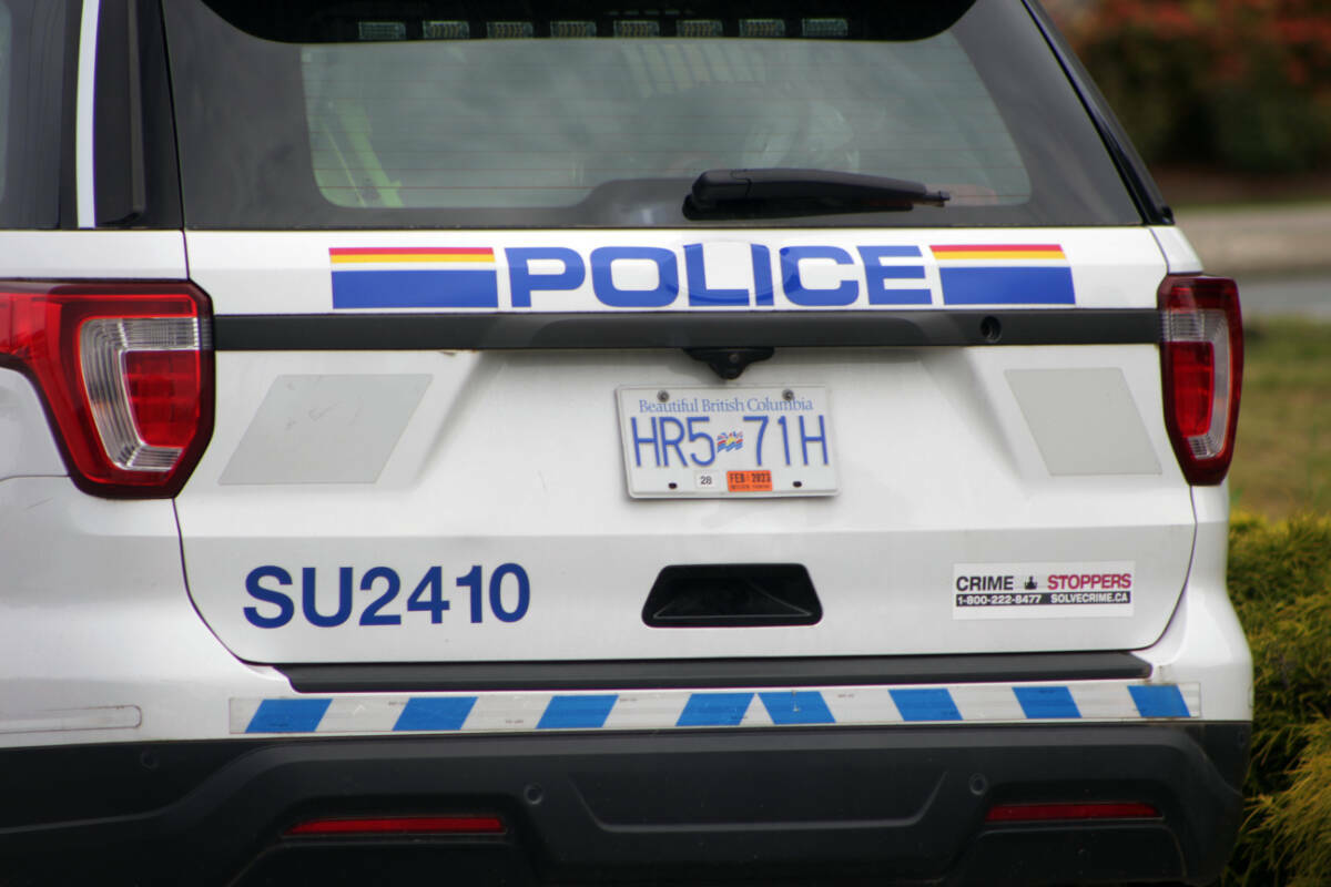 RCMP car. (Lauren Collins photo)