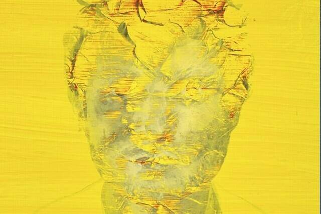 This combination of photos shows album art for ”-” or “Subtract.” by Ed Sheeran. (Atlantic Records/Thirty Tigers-The Orchard via AP)