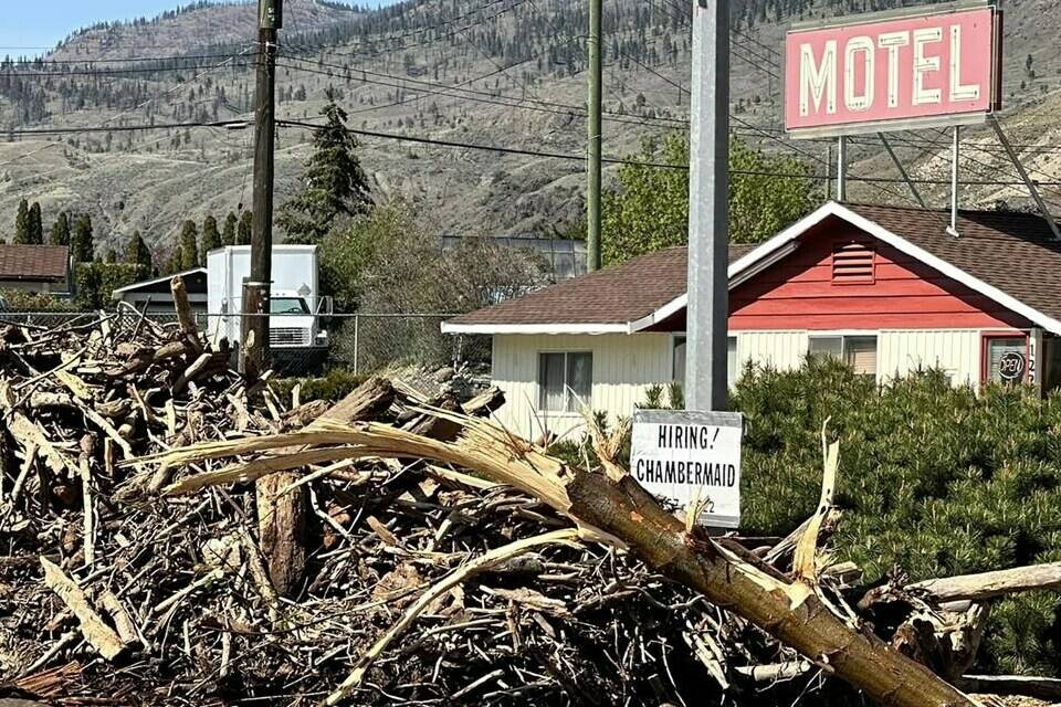 The village of Cache Creek, shown in a handout photo. Flood watches and warnings continue to persist in much of British Columbia’s Interior, but water levels appear to be receding at one of the hardest-hit communities. THE CANADIAN PRESS/HO-Sheila Olson
