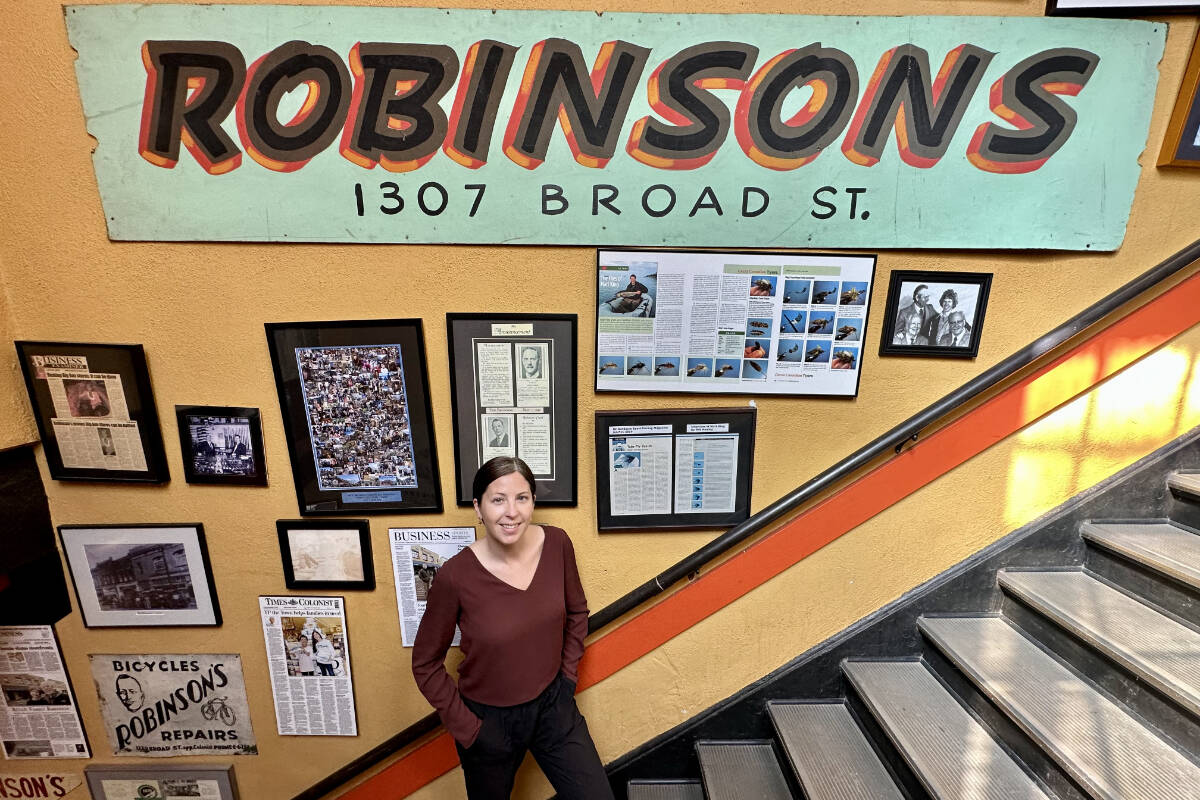 Erin Boggs is the fourth generation of the Robinson family to own and operate Robinson’s Outdoor Store since its founding in 1929. She and co-owner Matt King faced several challenges over the five-year transition, but in the first year of full ownership, the store is doing well. (Justin Samanski-Langille/News Staff)