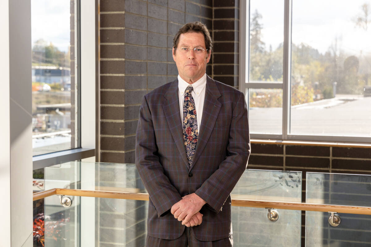 North Cowichan Councillor Christopher Justice. (Photo by Kurt Knock)