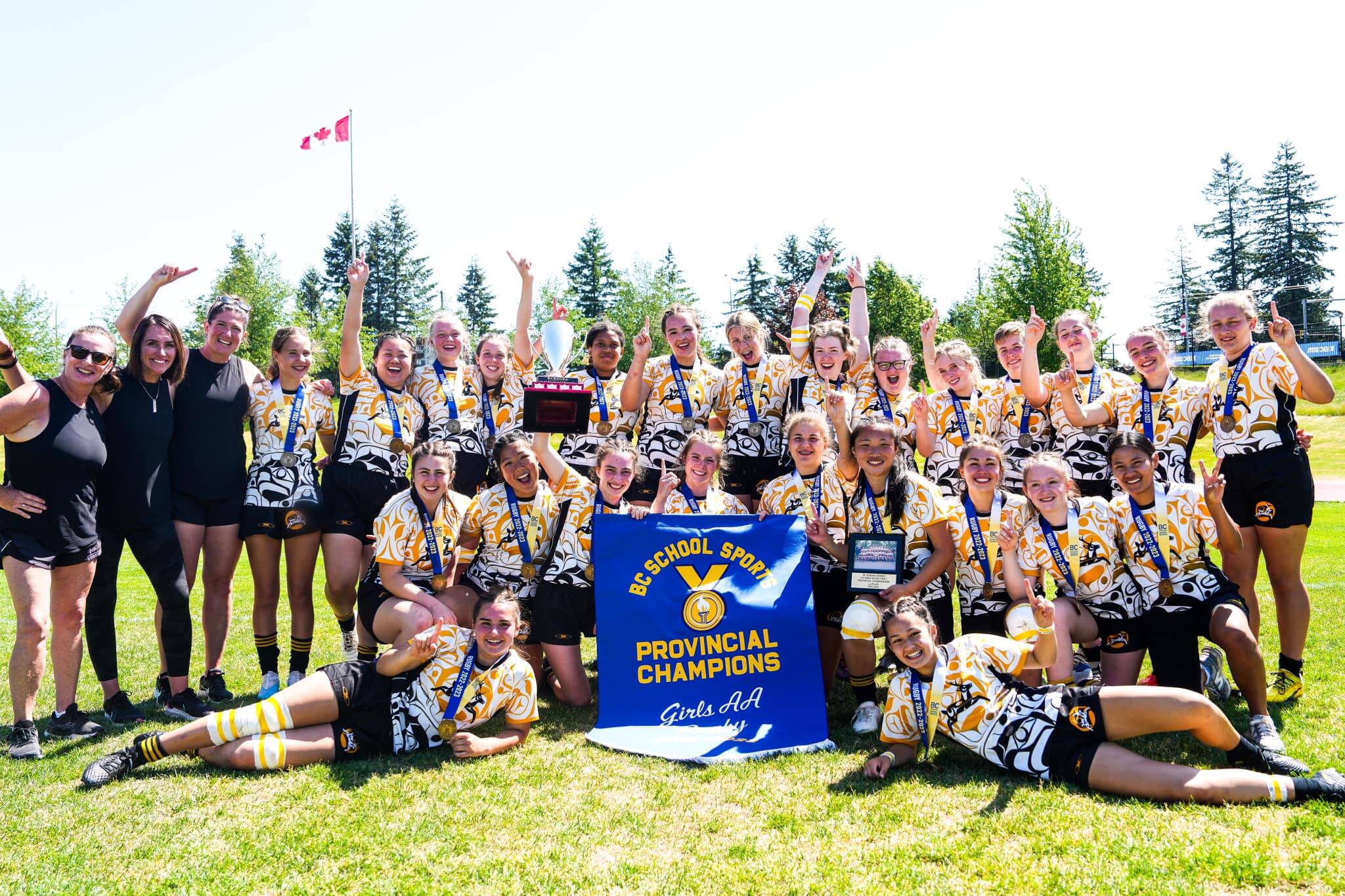 The Shawnigan Lake School Iron Women have won the provincial girls AA rugby championship. (Arden Gill photo)