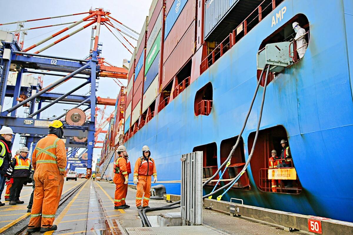 The Port of Prince Rupert is just one of two in Canada to provide shore power to container vessels at berth reducing greenhouse gas emissions in the local environment. (Photo: supplied)