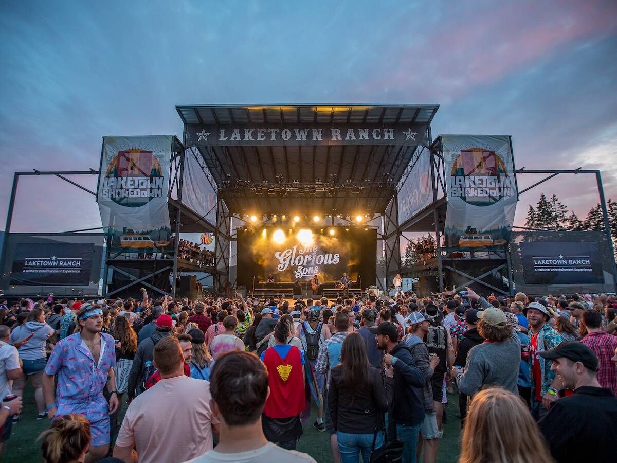 Many B.C. festival favourites return this summer, including Laketown Shakedown, Sunfest, Shambhala and Nanaimo Blues Festival. (Courtesy Laketown Shakedown)