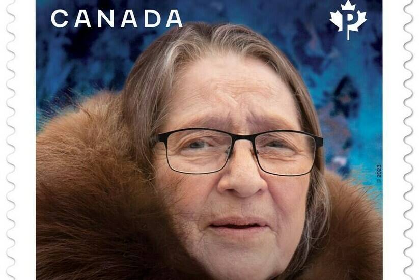 A stamp bearing the portrait of Nellie Cournoyea is seen in an undated handout photo. The first Indigenous woman to lead a provincial or territorial government in Canada is being honoured with a new stamp. Canada Post says it has unveiled a stamp in honour of Cournoyea, known as a champion of her people in Canada’s western Arctic. THE CANADIAN PRESS/HO-Canada Post, *MANDATORY CREDIT*