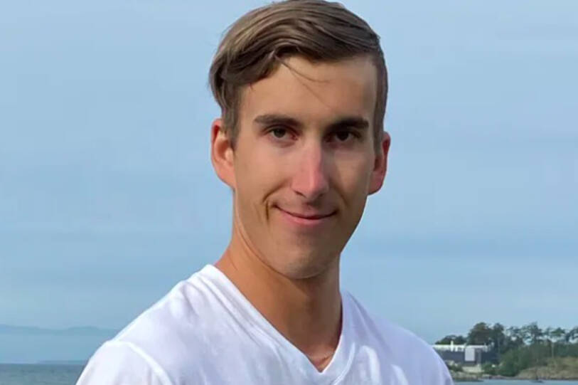 Nash Hellwig, 22, fell to the floor from the top bunk of his hostel bed in Antigua, Guatemala, and sustained excessive bleeding in his liver. (Hellwig family photo)