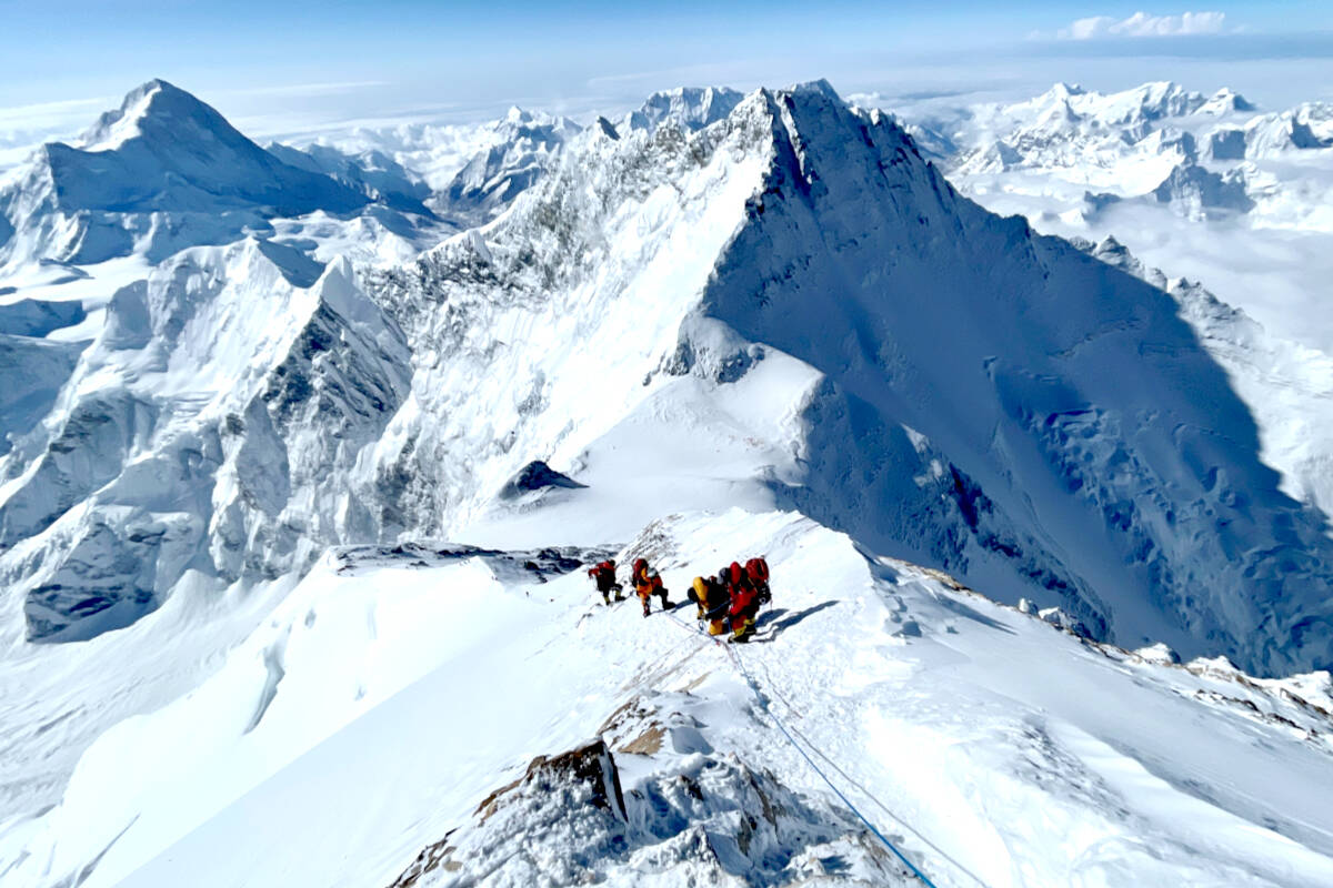 “It’s euphoric when you get there,” says East Sooke resident James Sails on trip to the top of Mount Everest. (Submitted by James Sails)