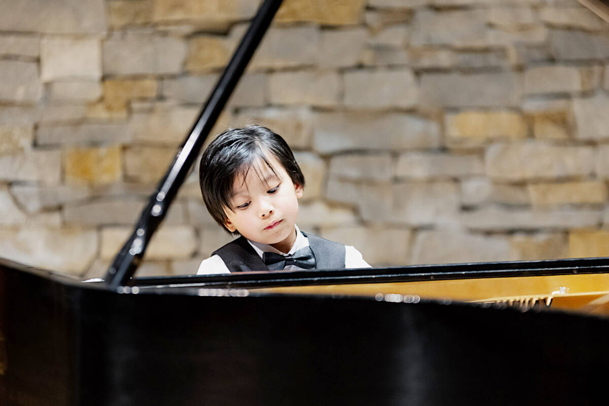 Lucas Yao played his first piano recital at Pyatt Hall at the Vancouver Symphony Orchestra School of Music.(Special to The News)