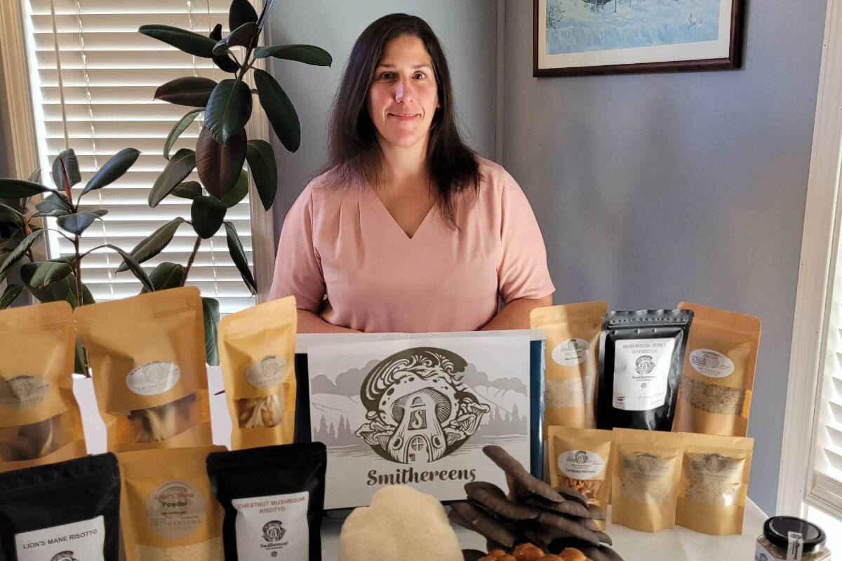 French Canadian sommelier Marie-Eve Arseneault started Smithereens Mushrooms with her husband, French chef Alexis Galus. (Photo by Smithereens Mushroom)