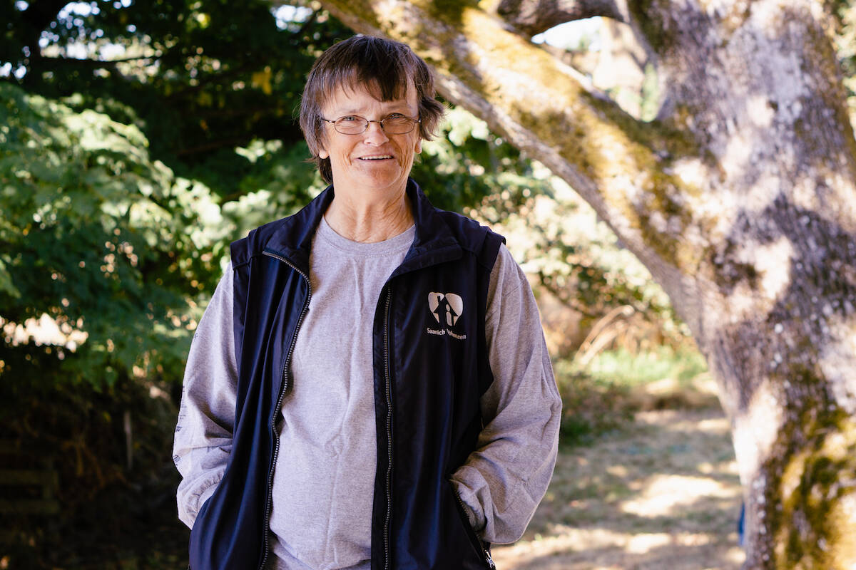 Pat Patterson is a beloved volunteer at Saanich Volunteer Services Society. (Courtesy of Saanich Volunteer Services Society)
