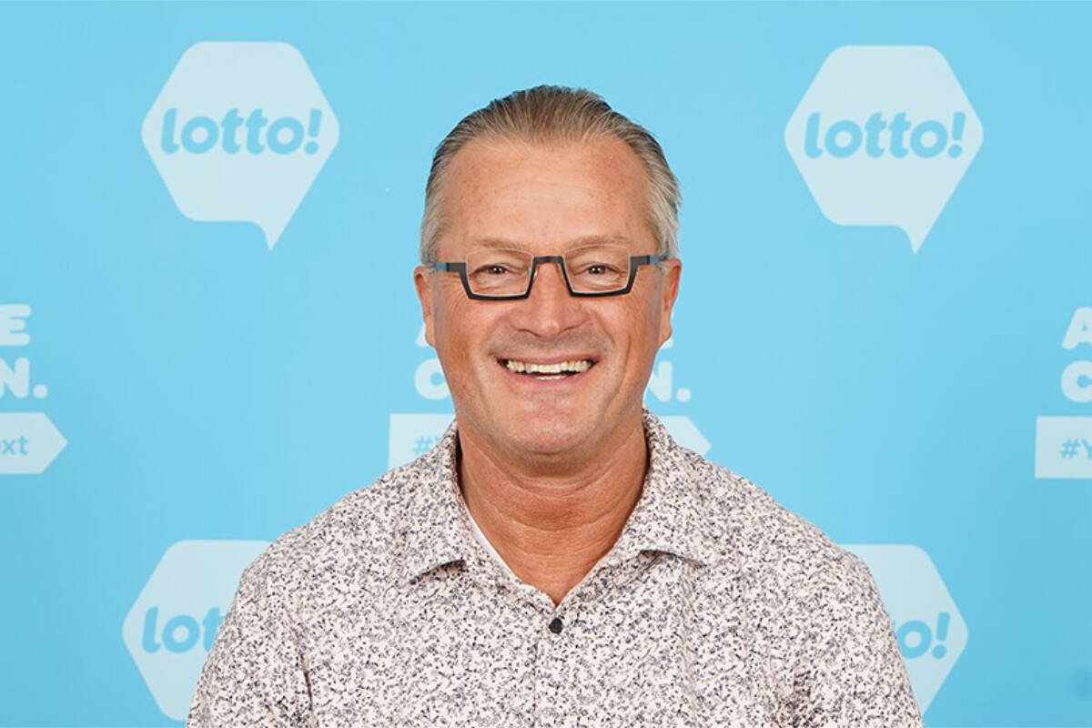 Eddy Berrouard won $1 million in the June 17 Lotto 6/49 draw. Photo supplied