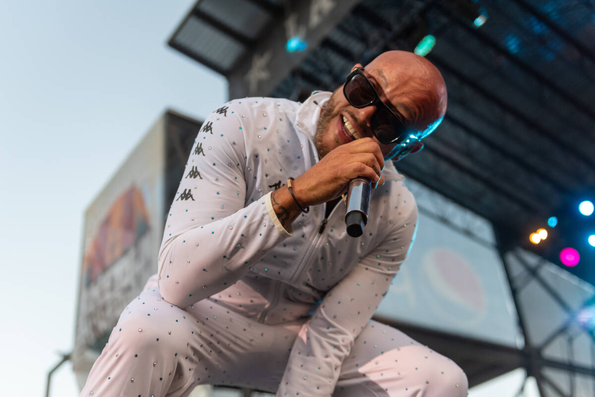 Aqua was one of the headline acts at Laketown Shakedown in Youbou on the Canada Day long weekend, 2023. (Rob Porter/RMS Media photo)