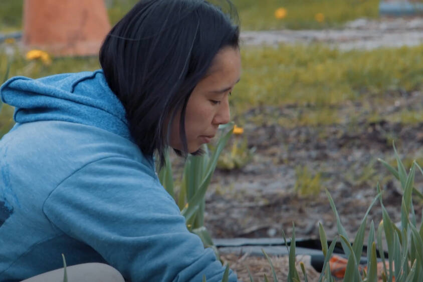 Yuko Suda, the owner of Brave Child Farms, has used the B.C. Land Matching Program which connects new and young farmers with farmland. The province announced Wednesday (July 26, 2023) that it would be getting a $480,000-boost for the next year. (B.C. government/YouTube)