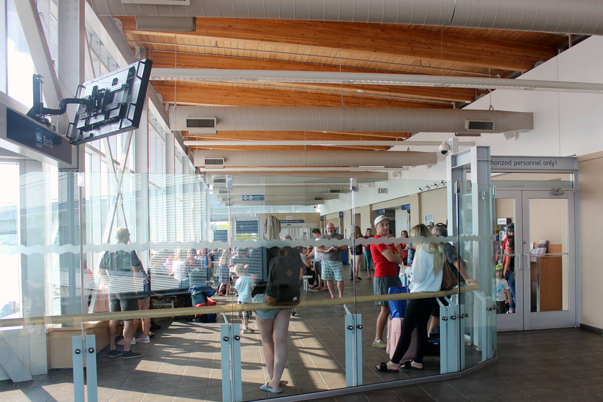 Duke Point ferry terminal. (News Bulletin file photo)