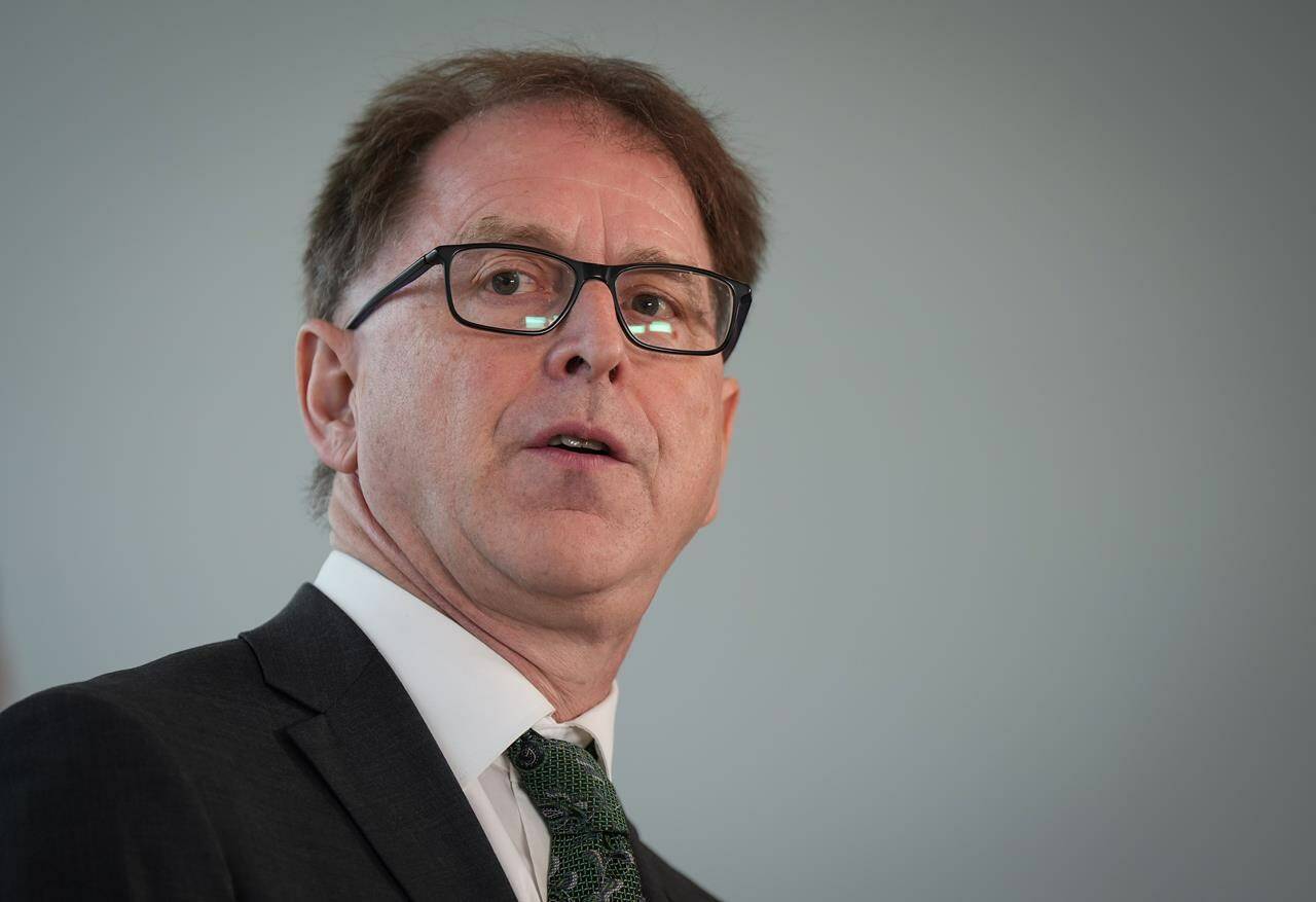B.C. Health Minister Adrian Dix speaks during an announcement, in Vancouver, B.C., Friday, June 9, 2023. THE CANADIAN PRESS/Darryl Dyck