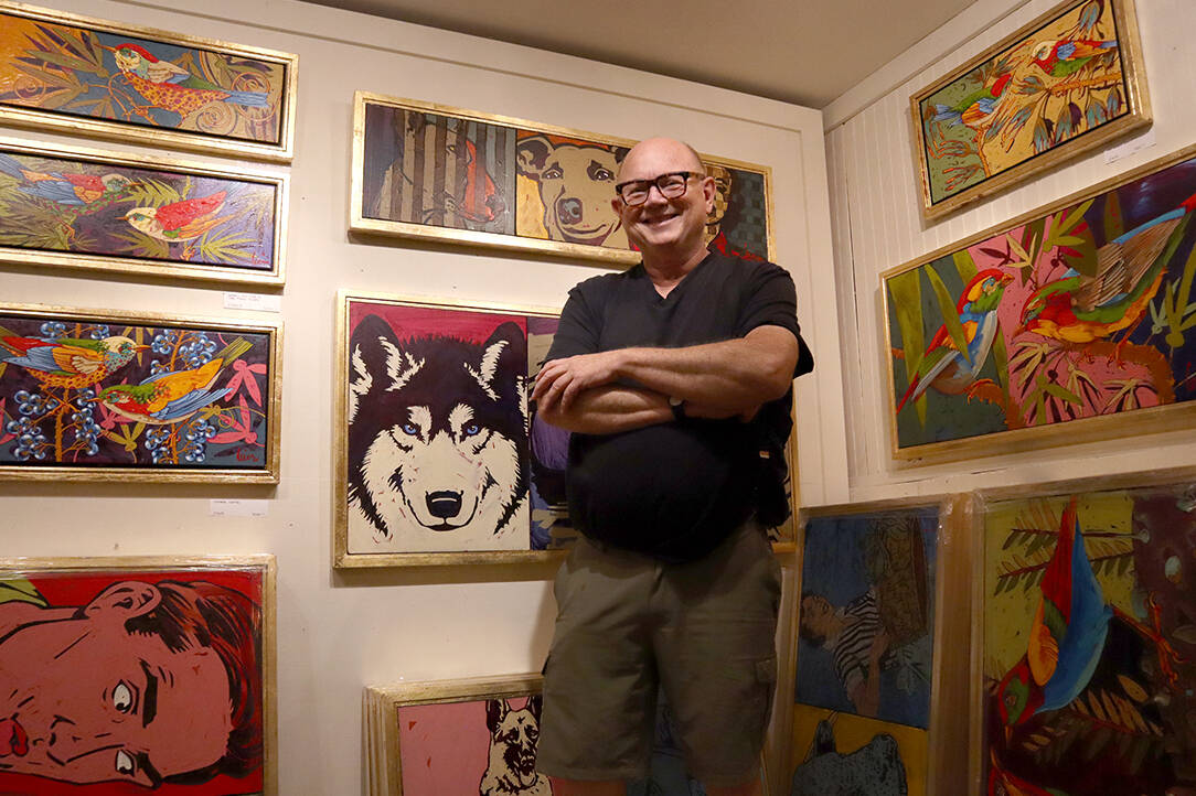 Grant Leier, a Nanaimo-based painter who's shown his work at galleries across North America, will be the guest artist at the 25th annual Ladysmith Arts on the Avenue festival on Saturday and Sunday, Aug. 26-27. (Bailey Seymour/News Bulletin)