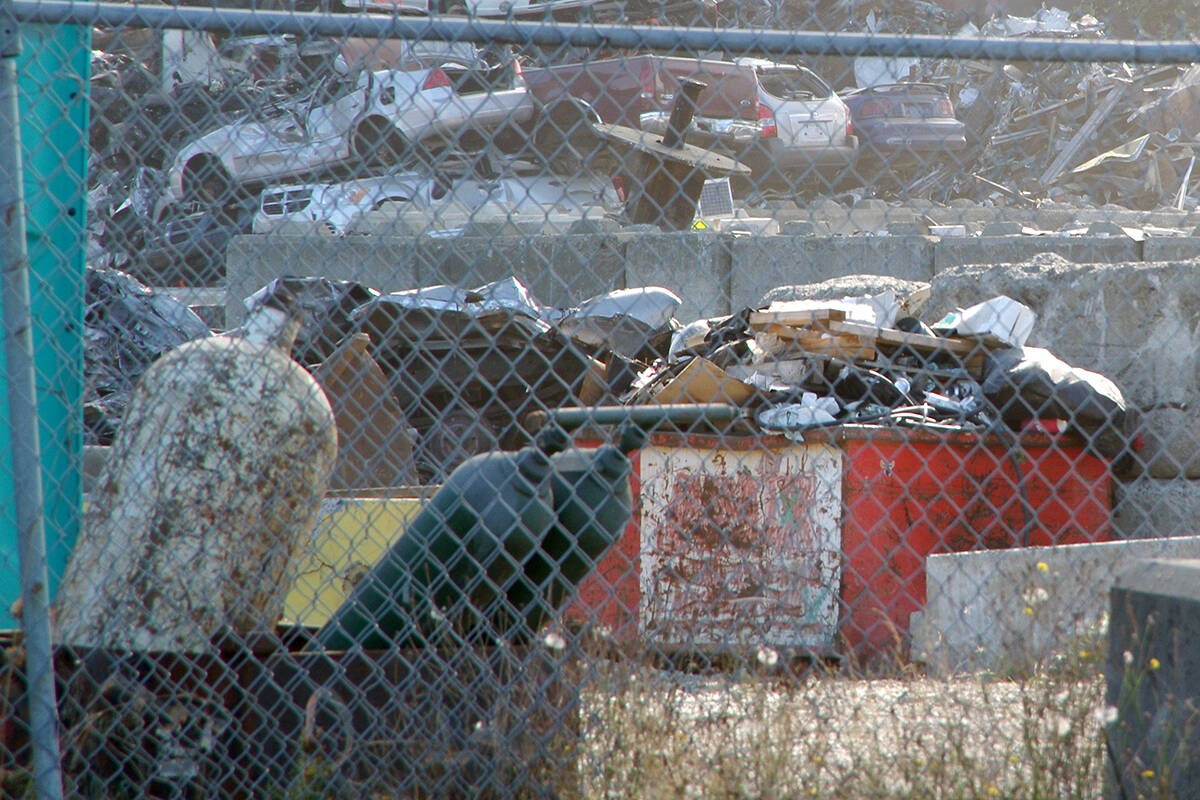 The Cowichan Valley Regional District is considering a re-zoning application from Schnitzer Steel Canada in Cassidy. (News Bulletin file photo)