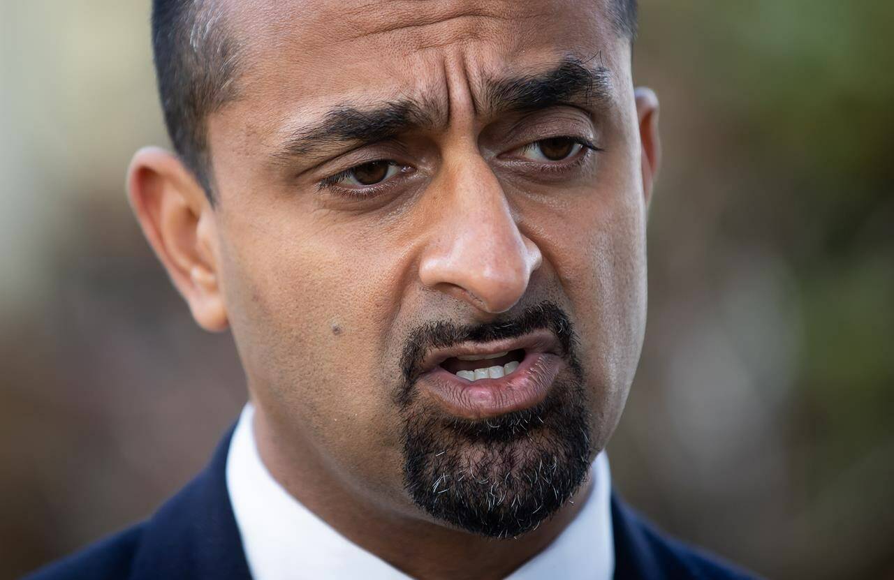 Housing Minister Ravi Kahlon, seen in this 2021 photo, will be tabling legislation in the fall that will address housing being converted into short-term rentals and could require platforms to be more transparent with local governments. (THE CANADIAN PRESS/Darryl Dyck)