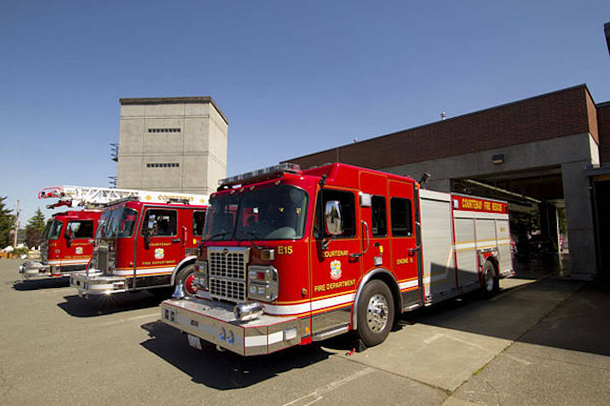 The Courtenay Volunteer Fire Department. File photo