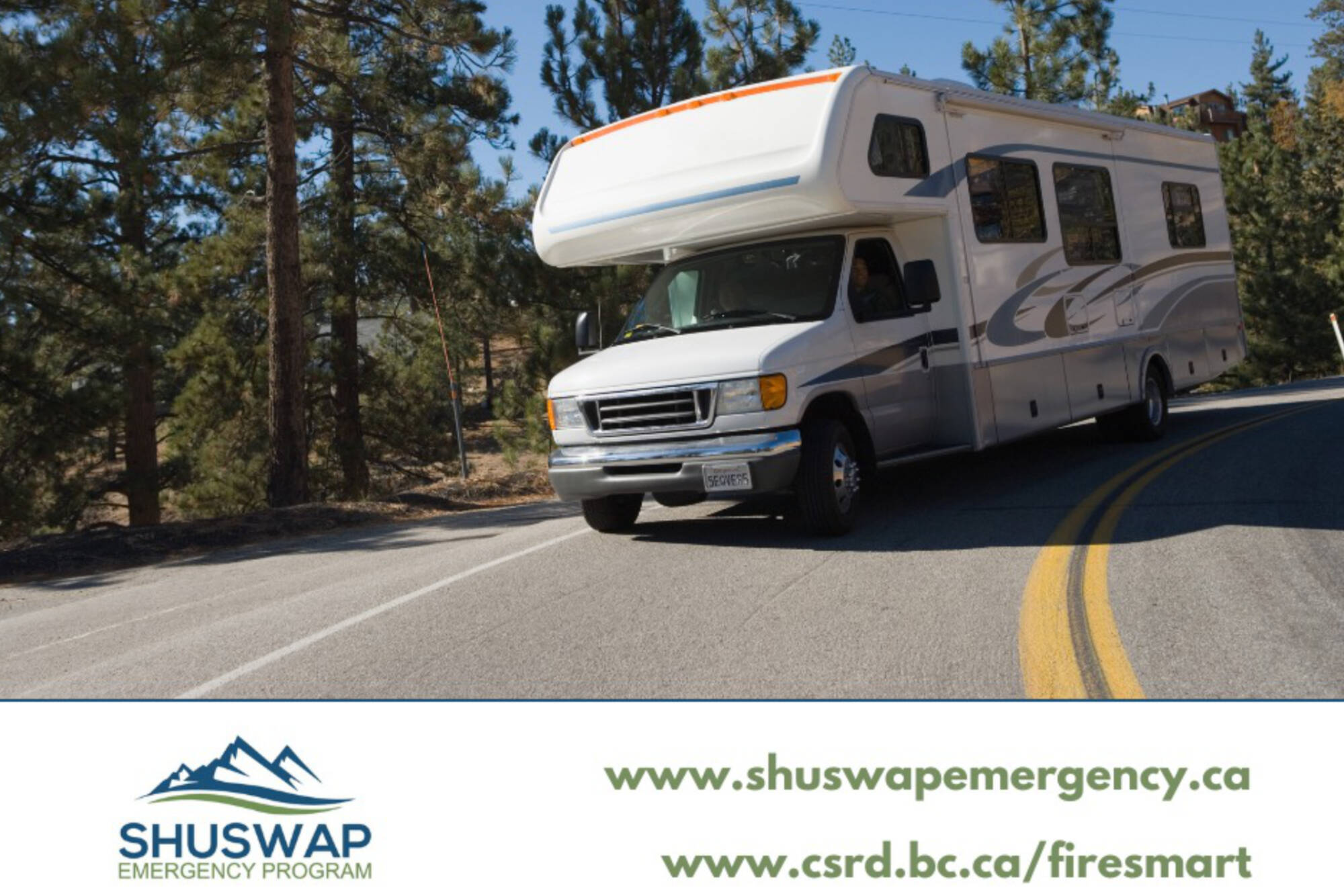 The Columbia Shuswap Regional District issued an evacuation alert for Lee Creek Wednesday, Aug. 16, and urged vacationers in the North Shuswap to head home. (CSRD photo)